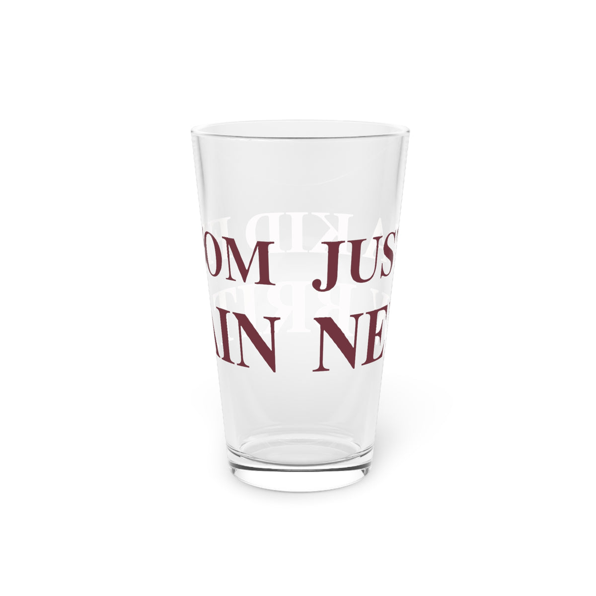 Just a kid from New Britain Pint Glass, 16oz