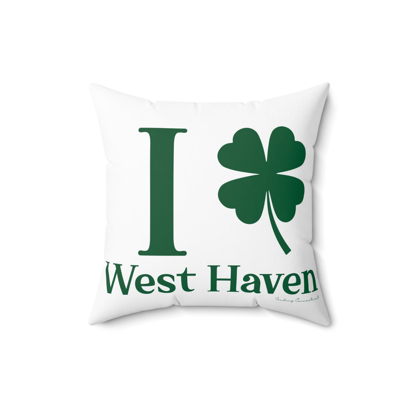 I Clover West Haven Spun Polyester Square Pillow