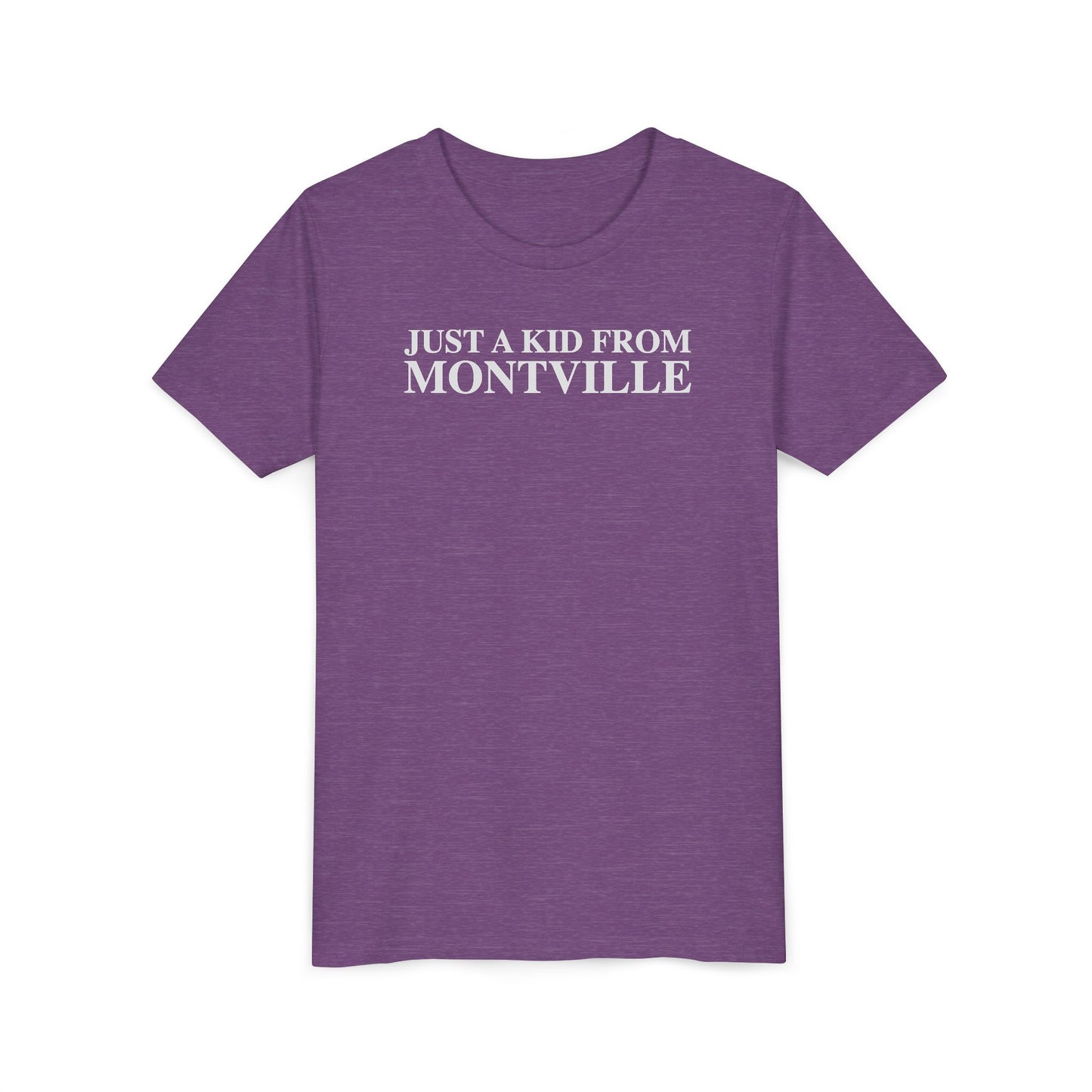 Just a kid from Montville Youth Short Sleeve T-Shirt