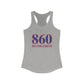 860 Bethlehem Red White & Blue Women's Ideal Racerback Tank Top