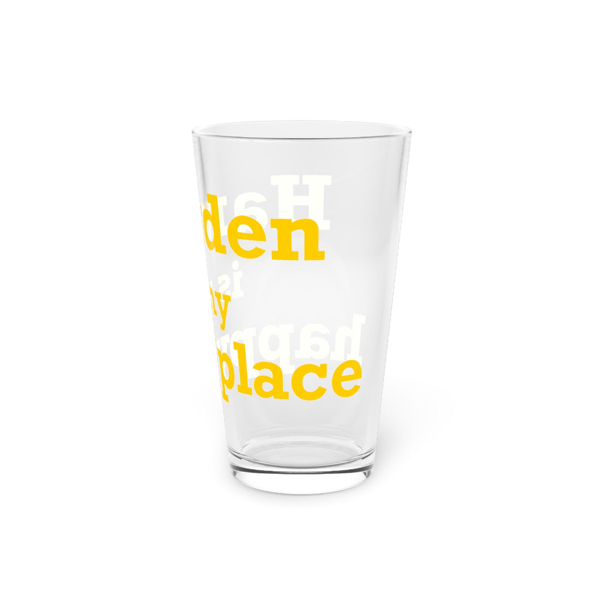 Hamden is My Happy Place Pint Glass, 16oz