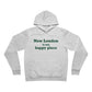 New London is My Happy Place Unisex Sponge Fleece Pullover Hoodie