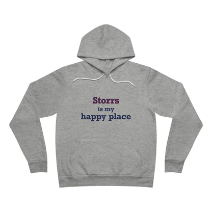 Storrs Is My Happy Place Unisex Sponge Fleece Pullover Hoodie