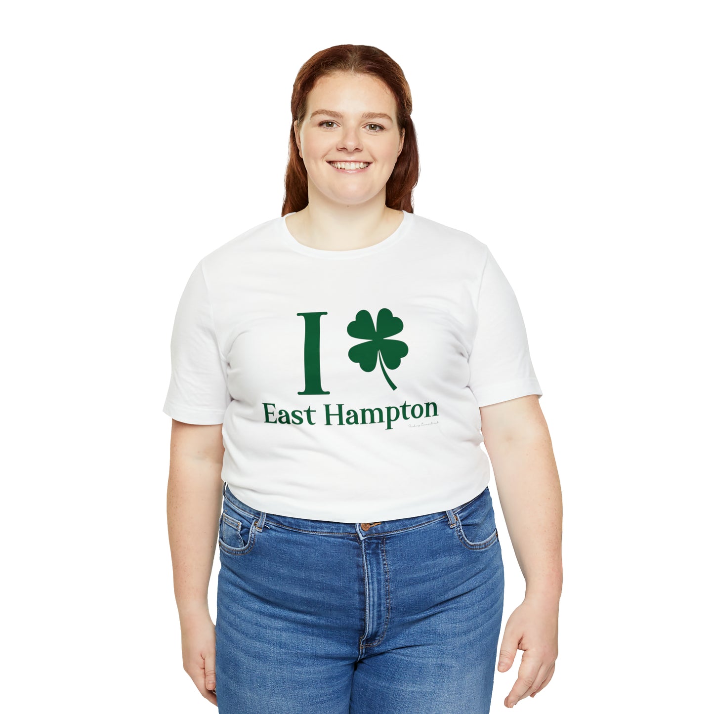 I Clover East Hampton (green) Unisex Jersey Short Sleeve Tee