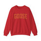 Goose Zip Code Orange & Green Unisex Heavy Blend™ Crewneck Sweatshirt