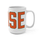 Goose Zip Code Orange & Green Mug 15oz
