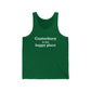 Canterbury is My Happy Place Unisex Jersey Tank Top