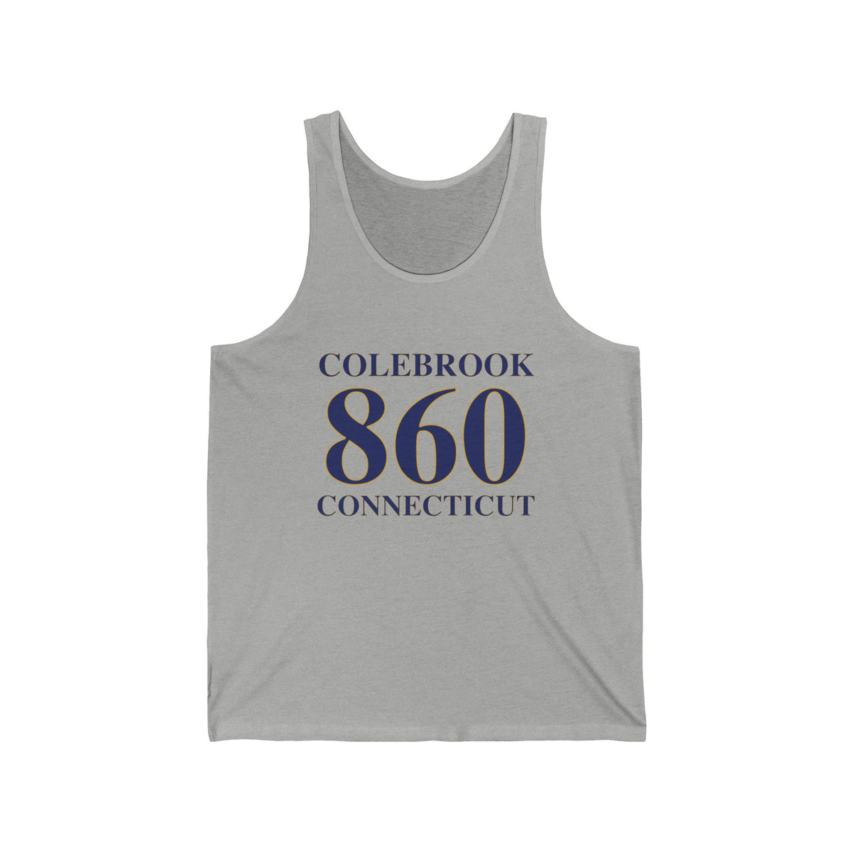 Colebrook 860 Connecticut Unisex Jersey Tank Top