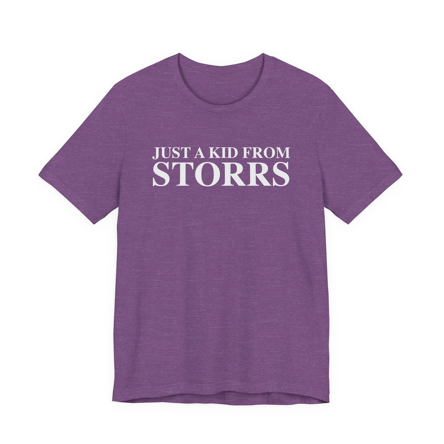 Just a kid from Storrs Unisex Jersey Short Sleeve T-Shirt