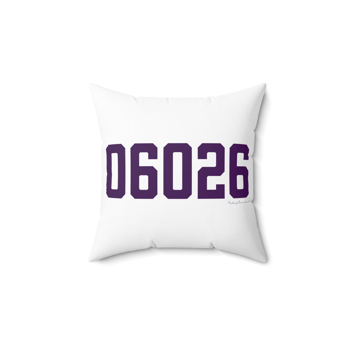 06026 East Granby Connecticut Zip Code Polyester Square Pillow