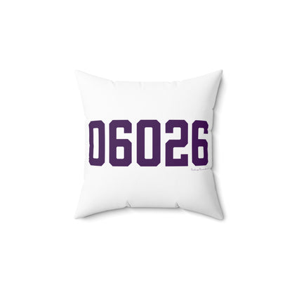 06026 East Granby Connecticut Zip Code Polyester Square Pillow