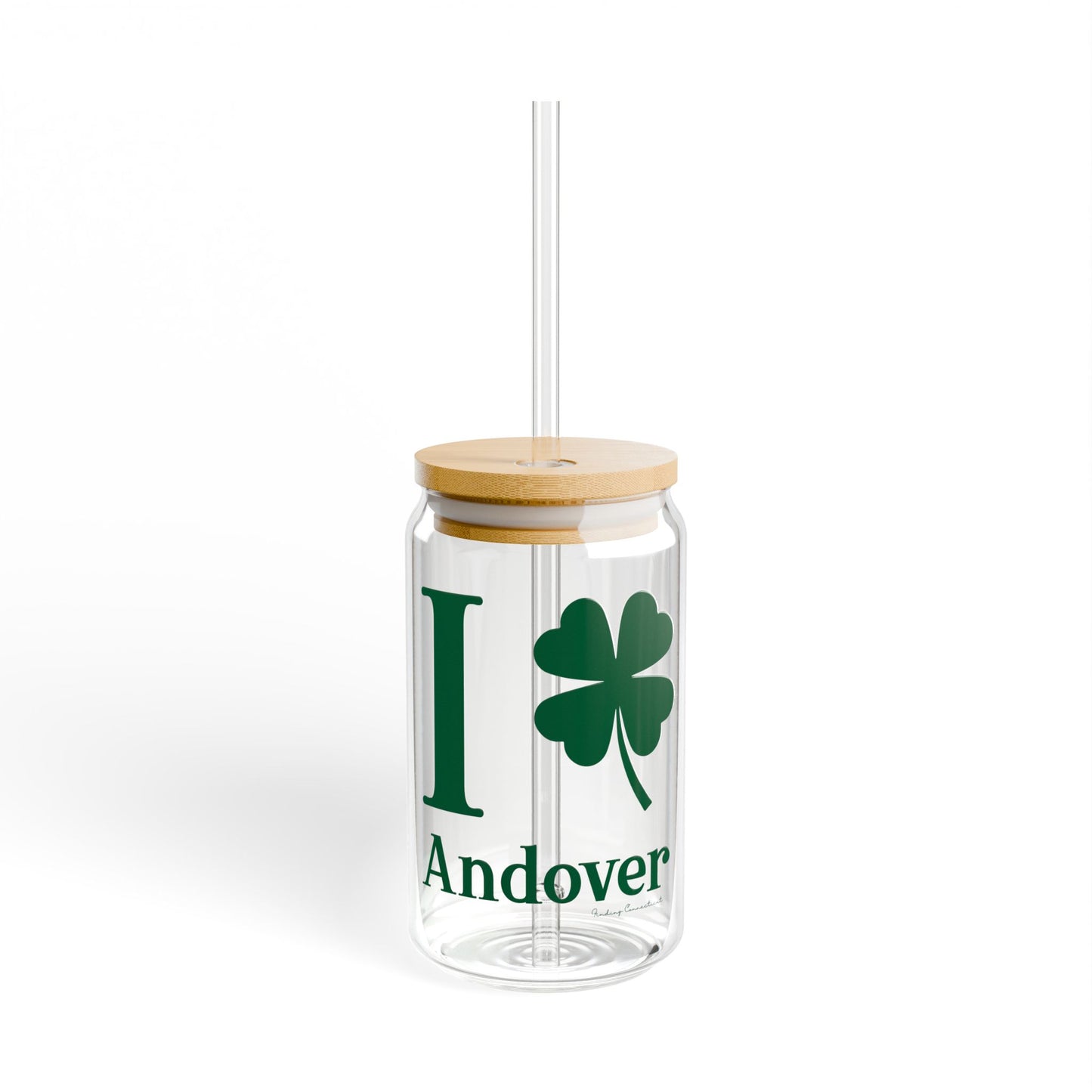 I Clover Andover Sipper Glass, 16oz