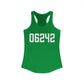 06242 Eastford CT Zip Code Women's Ideal Racerback Tank Top