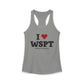 I Heart WSPT Women's Ideal Racerback Tank Top