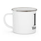 I Clover Woodstock Enamel Camping Mug