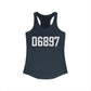 06897 Wilton CT Zip Code Women's Ideal Racerback Tank Top