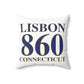 Lisbon 860 Connecticut Spun Polyester Square Pillow