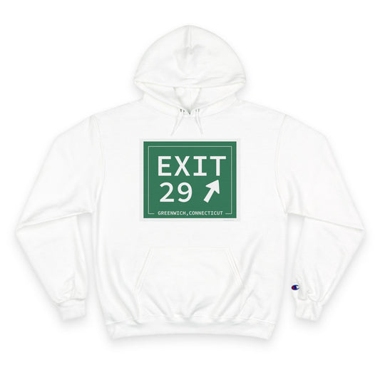 Vintage Exit 29 Merritt Parkway  Sign Hoodie