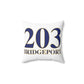 203 Bridgeport Spun Polyester Square Pillow