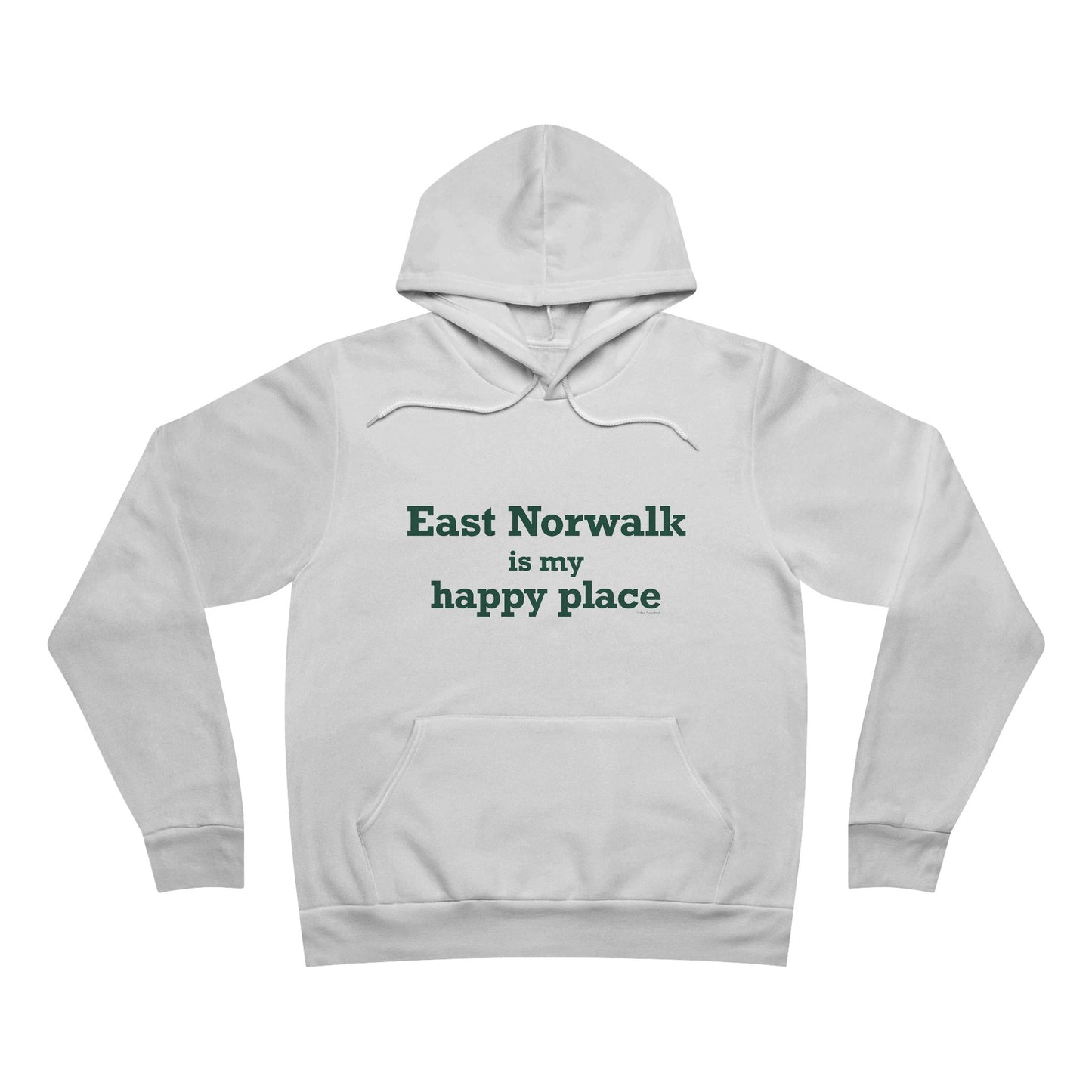East Norwalk is My Happy Place  Unisex Sponge Fleece Pullover Hoodie