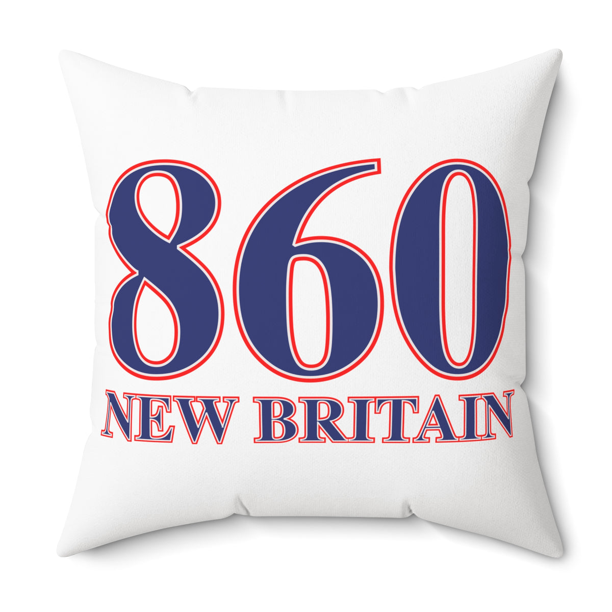 860 New Britain Red, White & Blue Spun Polyester Square Pillow