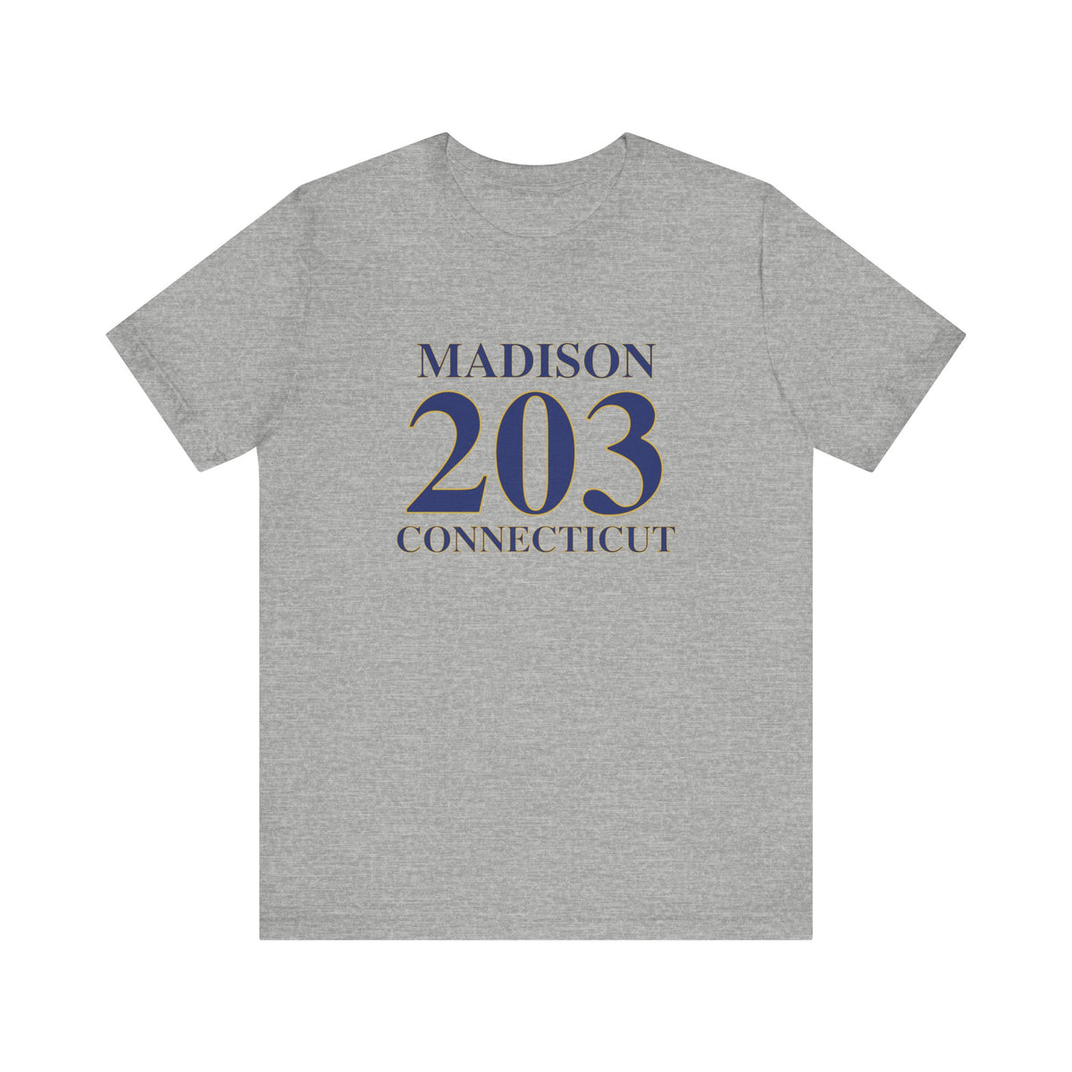 Madison 203 Connecticut Jersey Short Sleeve T-Shirt