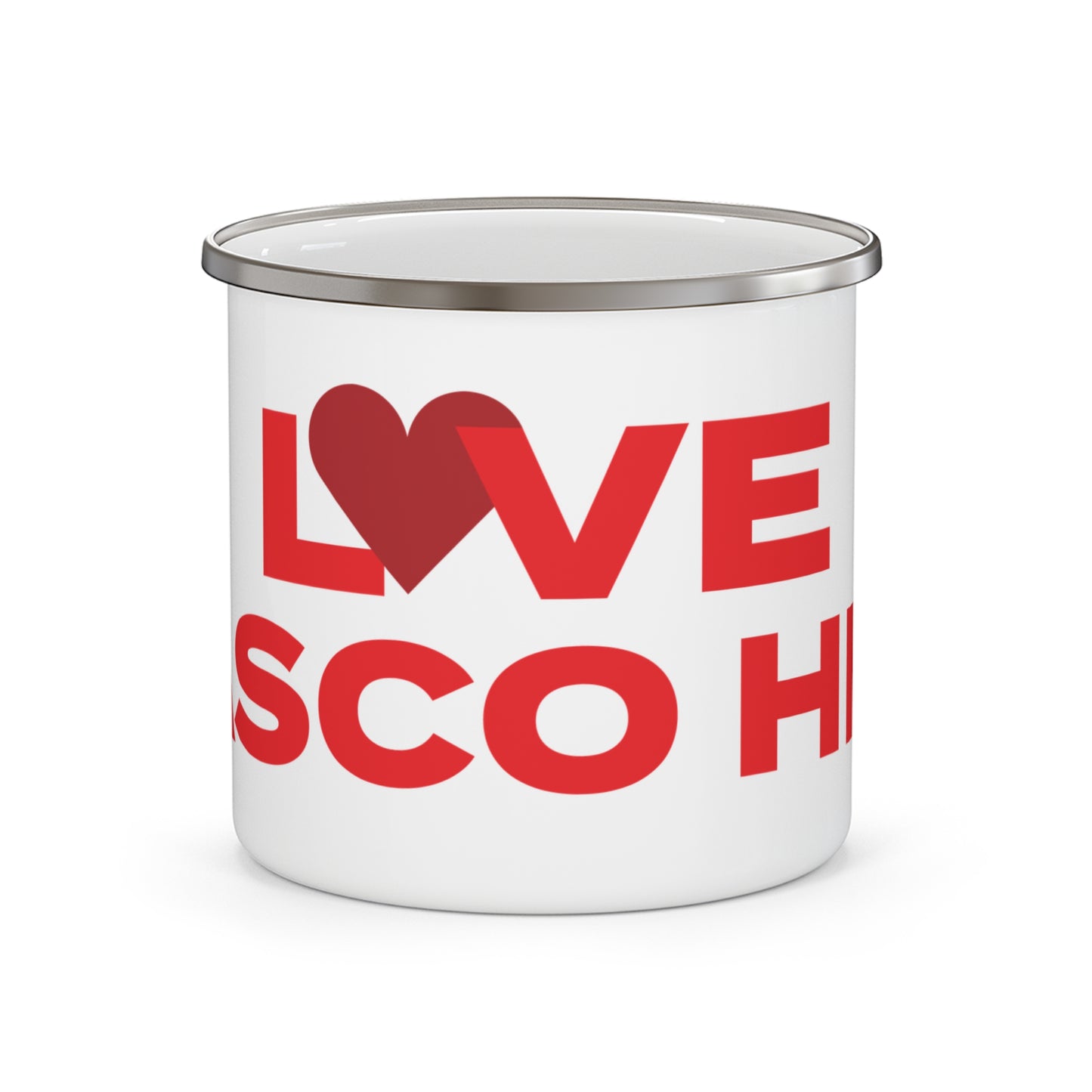 Love Sasco Hill Enamel Camping Mug