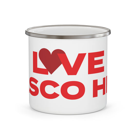 Love Sasco Hill Enamel Camping Mug
