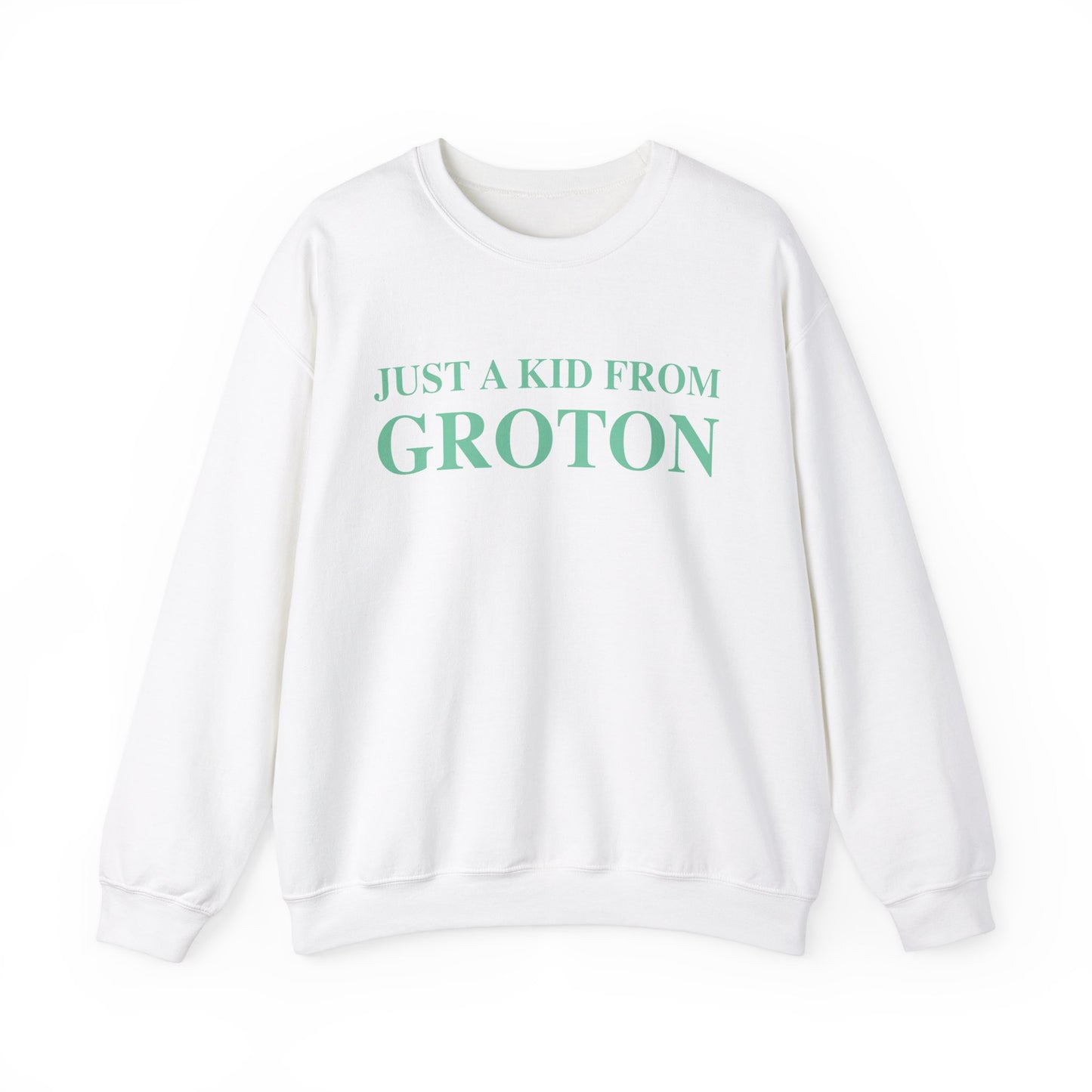 Just a kid from Groton Unisex Heavy Blend™ Crewneck Sweatshirt