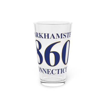 Barkhamsted 860 Connecticut Pint Glass, 16oz