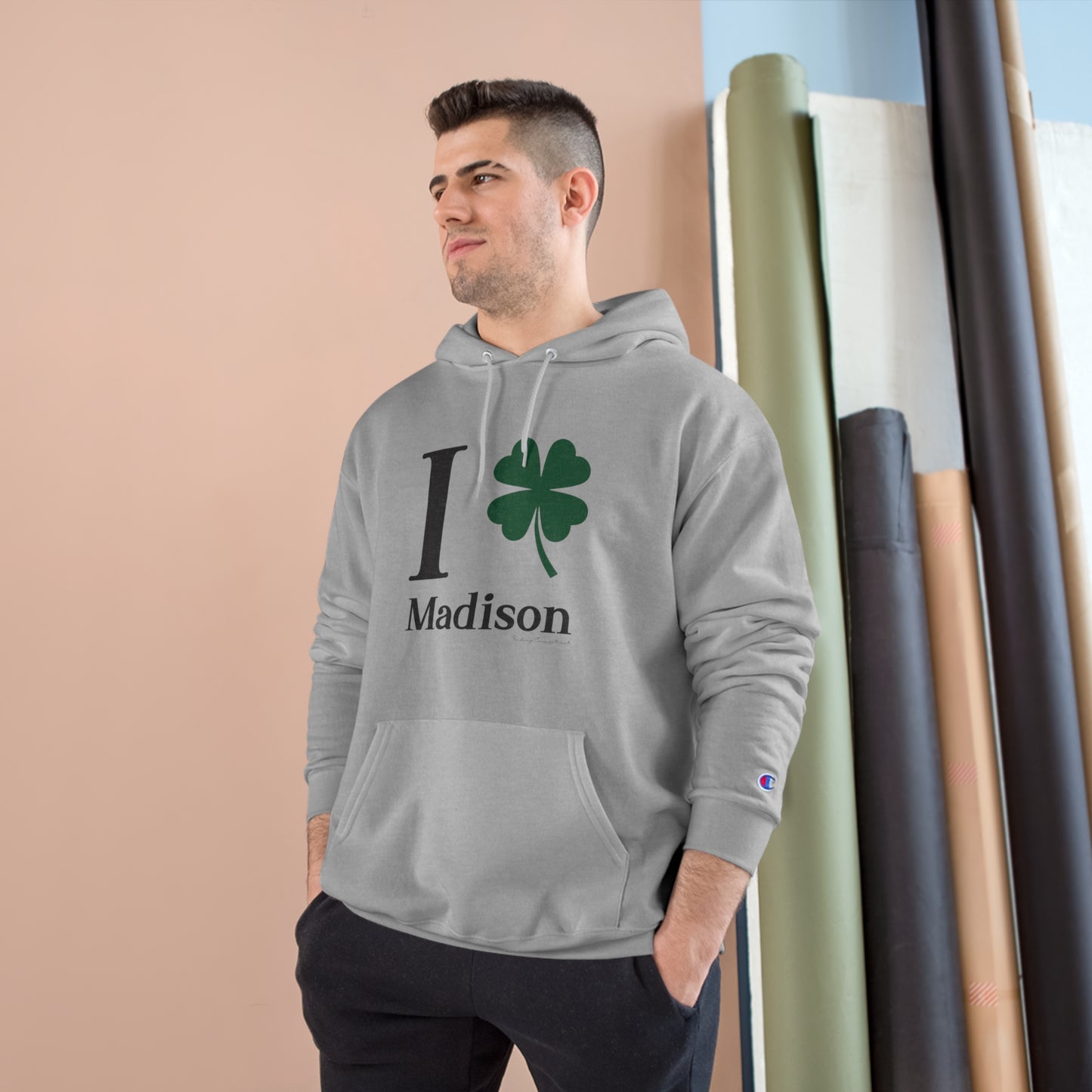 I Clover Madison Champion Hoodie