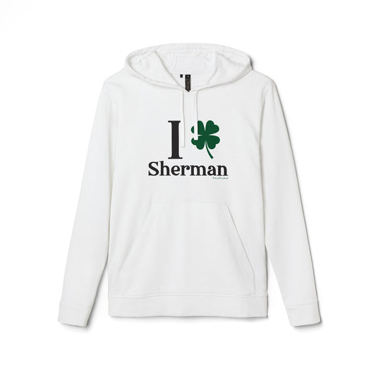 I Clover Sherman adidas Unisex Fleece Hoodie