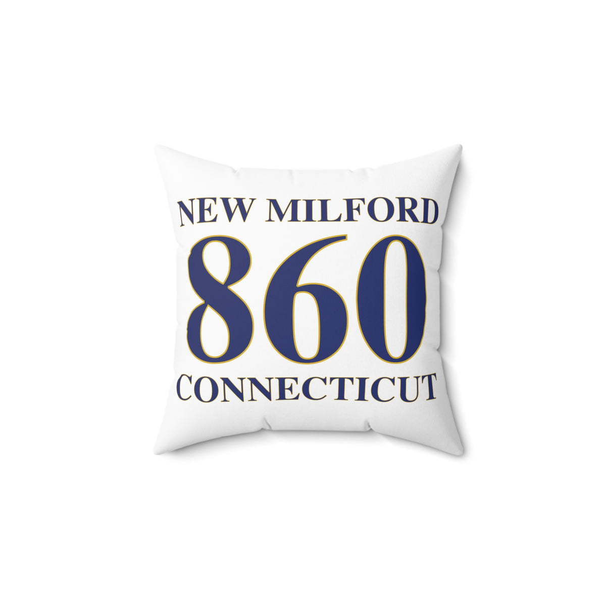New Milford 860 Connecticut Polyester Square Pillow