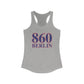 860 Berlin Red White & Blue Women's Ideal Racerback Tank Top