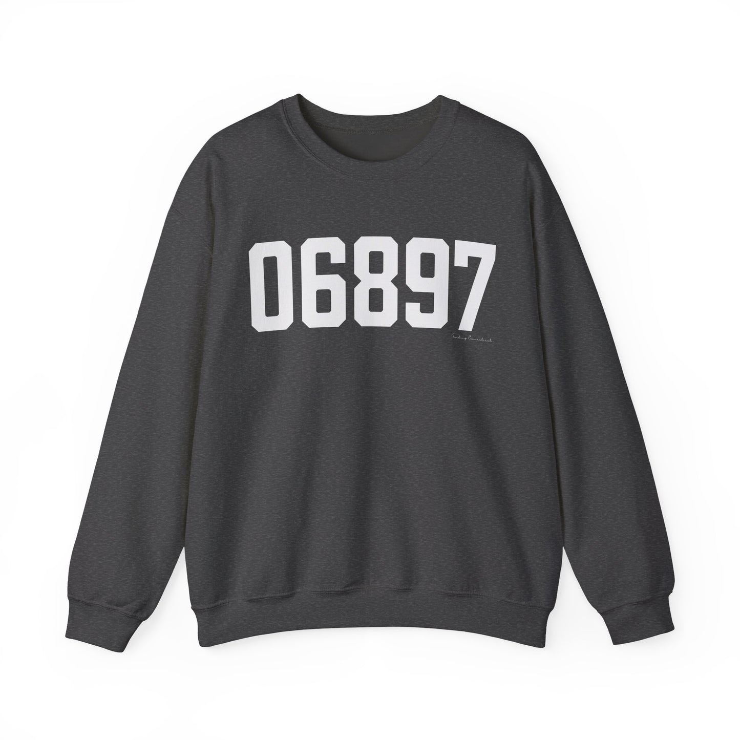 06897 Wilton CT Zip Code Unisex Heavy Blend™ Crewneck Sweatshirt