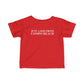 Just a kid from Compo Beach Infant Fine Jersey T-Shirt