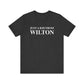 Just a kid from Wilton Unisex Jersey Short Sleeve T-Shirt