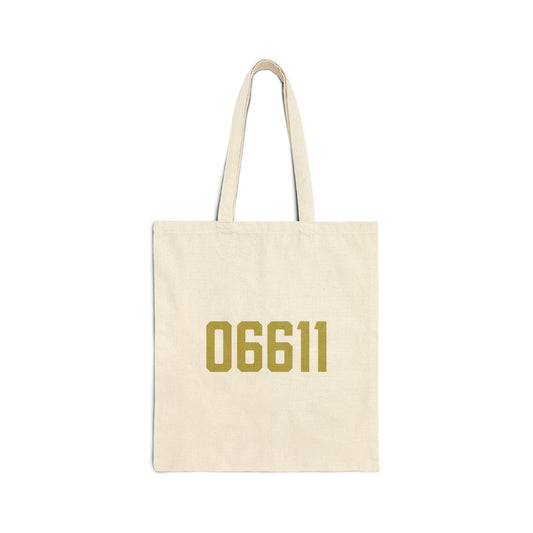 06611 Trumbull Connecticut Zip Code Cotton Canvas Tote Bag