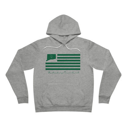 Glastonbury Connecticut St Patrick’s Day Flag Unisex Sponge Fleece Pullover Hoodie