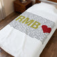 Trumbull Love Velveteen Plush Blanket