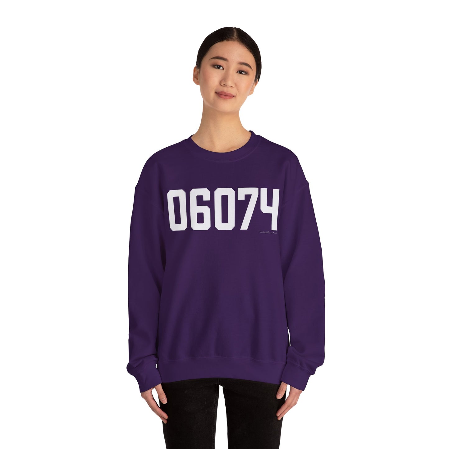 06074 - South Windsor CT Zip Code  Unisex Heavy Blend™ Crewneck Sweatshirt