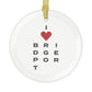 Bridgeport Vision Glass Ornaments