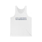 Just a kid from Wethersfield Unisex Jersey Tank