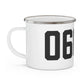 06088 East Windsor Connecticut Zip Code Enamel Camping Mug