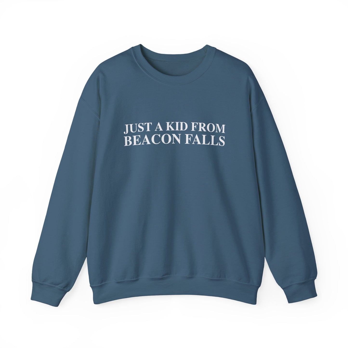 Just a kid from Beacon Falls Unisex Heavy Blend™ Crewneck Sweatshirt