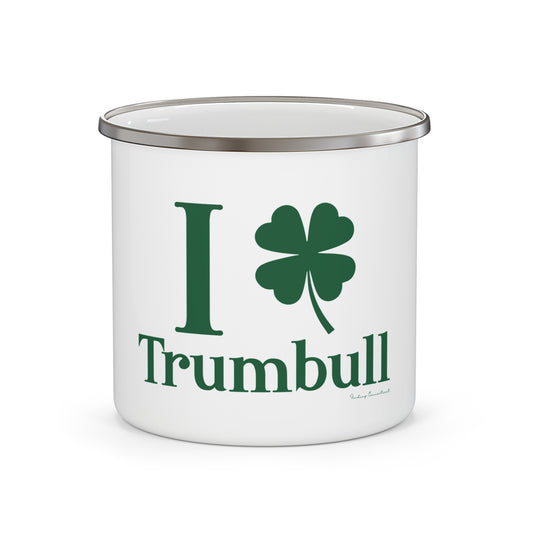 I Clover Trumbull Enamel Camping Mug