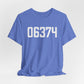 06374 Plainfield CT Zip Code Unisex Jersey Short Sleeve T-Shirt