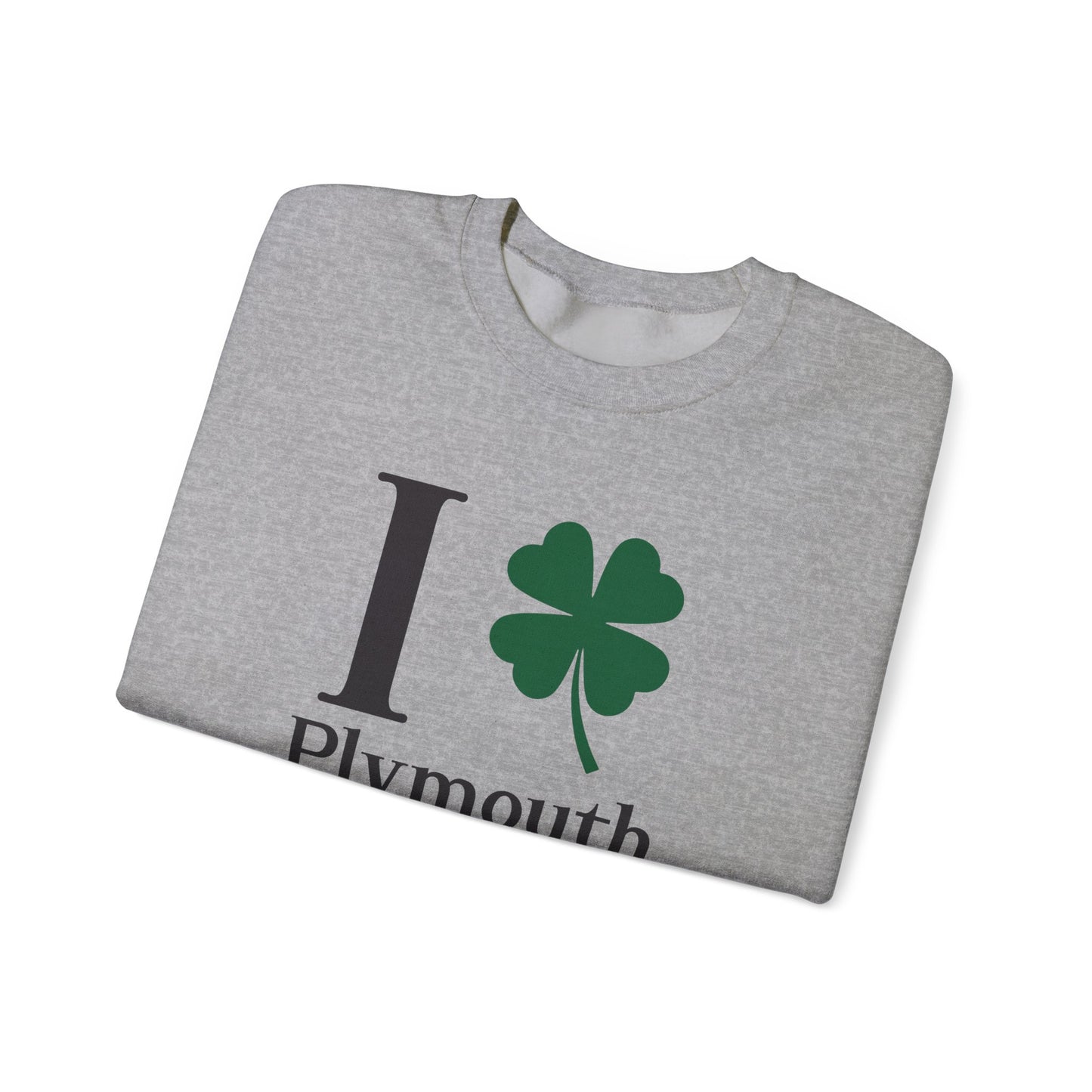 I Clover Plymouth Unisex Heavy Blend™ Crewneck Sweatshirt