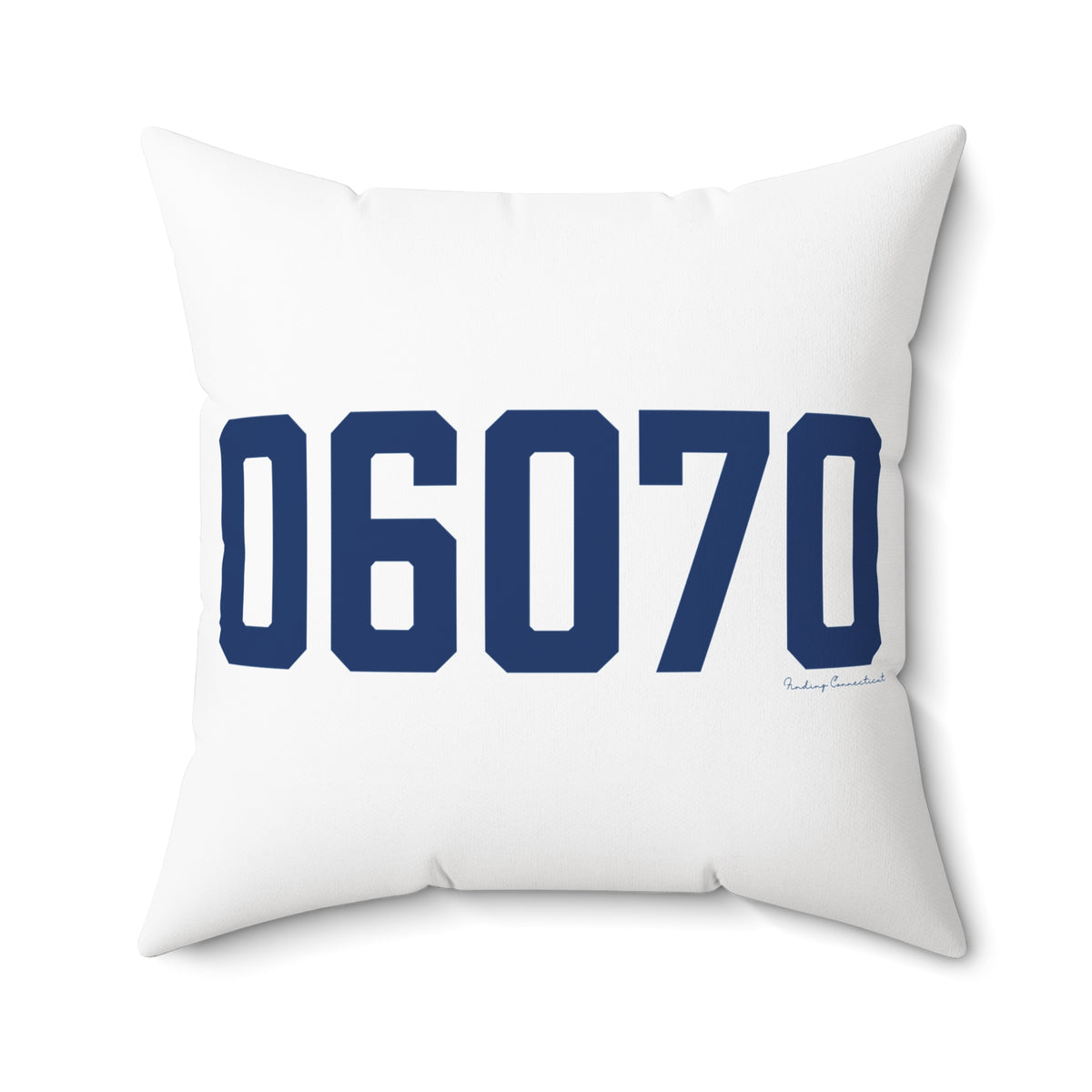 06070 Simsbury Connecticut Zip Code Polyester Square Pillow