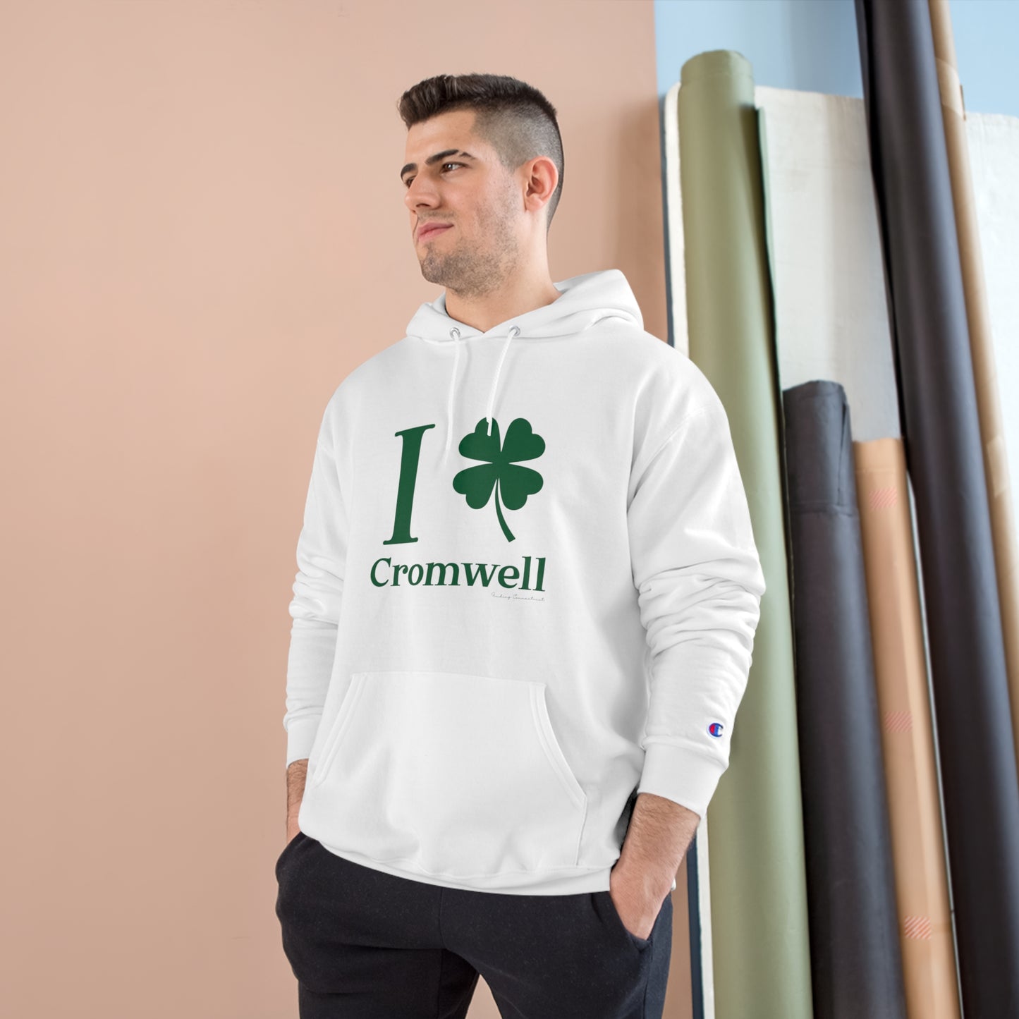 I Clover Cromwell Champion Hoodie (green)